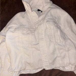 Forever 21 Cream Corduroy Jacket